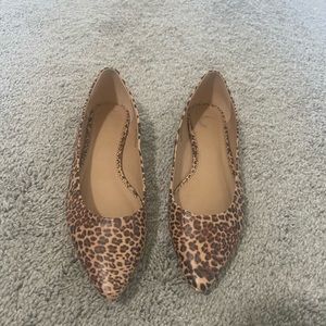 Journee Leopard print flats size 8.5